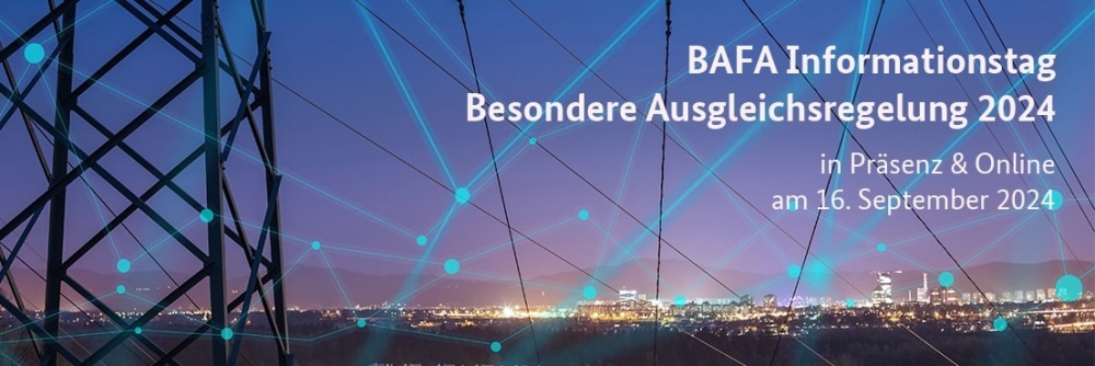 BAFA Informationstag zur Besonderen Ausgleichsregelung 2024